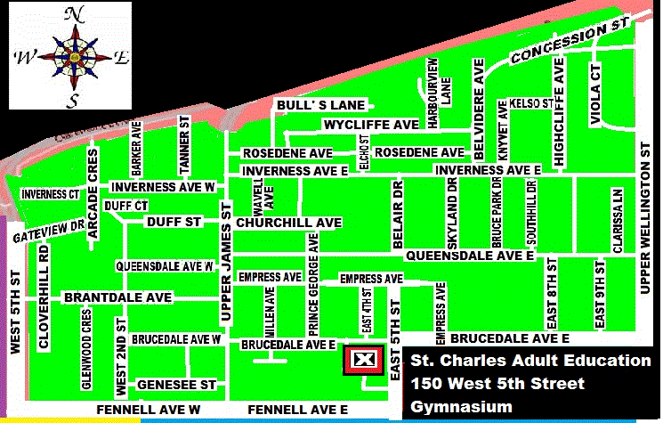 Street Boundary Map for Poll 2